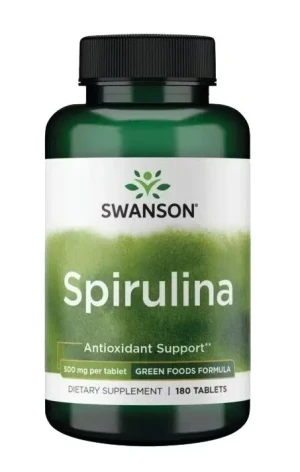 SWANSON Spirulina 180 tabletek - Studio Zielarskie