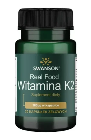 SWANSON Witamina K2 200 mcg 30 kapsułek - Studio Zielarskie