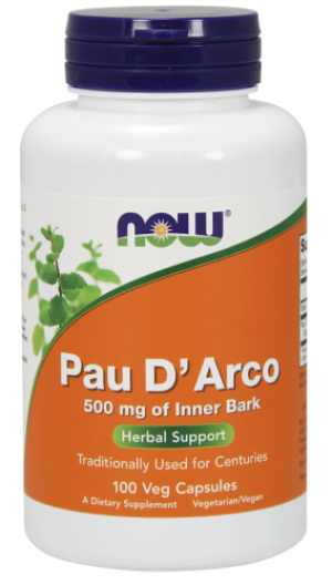Now Foods Pau D'Arco - La pacho 500mg 100 kapsułek - Studio Zielarskie