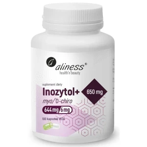 ALINESS Inozytol 650 myo/D-chiro 100 kapsułek - Studio Zielarskie