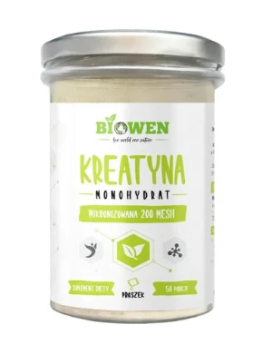 BIOWEN Kreatyna Monohydrat proszek 250 g - Studio Zielarskie