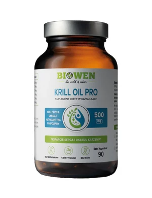 BIOWEN Krill Oil Pro (olej z kryla) 90 kapsułek - Studio Zielarskie