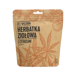 COSMA Full Spectrum Herbatka konopna z cytrusami 40g - Studio Zielarskie