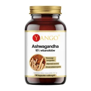 Yango Ashwagandha 10% witanolidów 90 kapsułek - Studio Zielarskie