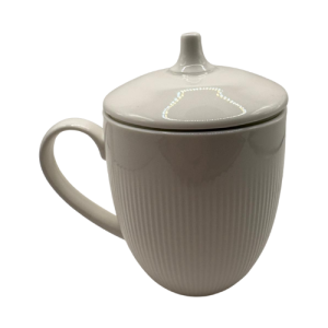 Kubek z zaparzaczem Porcelana DUO - Studio Zielarskie