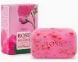 ROSE OF BULGARIA Mydło różane w kostce 100g - Studio Zielarskie