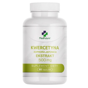 Medfuture Kwercetyna Ekstrakt 95% 60 kapsułek - Studio Zielarskie