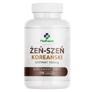 Medfuture Żeń-szeń koreański 120 tabletek - Studio Zielarskie