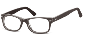Okulary dziecięce zerówki Nerdy AK49F szare