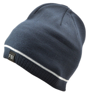 Męska Zimowa Czapka Granatowa z polarem - L/XL FBI ST-533A