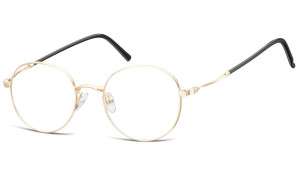 Lenonki okrągłe Okulary oprawki optyczne 927C złote