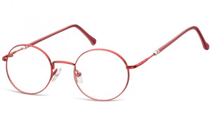 Lenonki okrągłe Okulary oprawki optyczne 926F czerwone