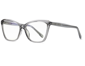 Okulary kocie do komputera damskie z filtrem BLUE Light zerówki 2552A