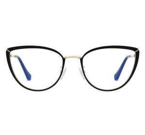 Okulary kocie do komputera damskie z filtrem BLUE Light zerówki 2583