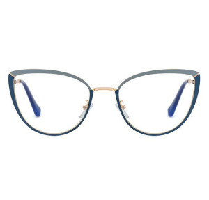 Okulary kocie do komputera damskie z filtrem BLUE Light zerówki 2583-4