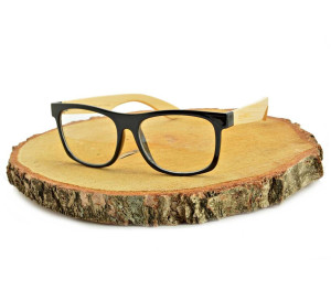 Okulary Nerdy Korekcyjne z Antyrefleksem Flex Zerówki POL-BLF-852K1