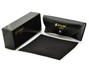 Elegancki zestaw prezentowy do okularów KARTONIK + ETUI na OKULARY + ŚCIERECZKA marki Stylion ZSKMP3