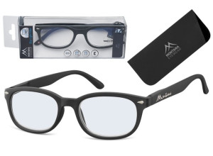 Okulary z filtrem Do Czytania i Komputera z Antyrefleksem Montana BLF70 moc: +3