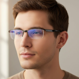 Korekcyjne okulary PLUSY moc: +1,5 z filtrem BLUE LIGHT do komputera i czytania ST313