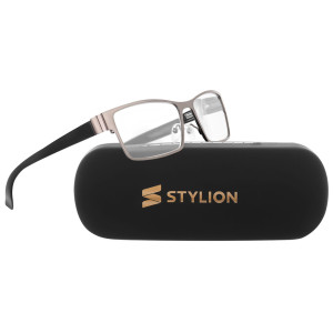 Plusy Okulary do Czytania moc: +2 z flexami ST302 ze skazą!