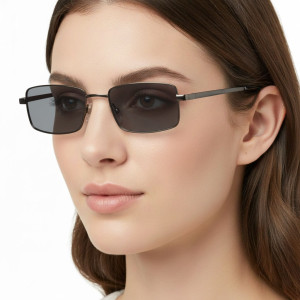 Plusy +2.00 Fotochromowe okulary do czytania z flexami ST342 czarne