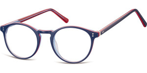 Okrągłe okulary oprawki zerowki korekcyjne Sunoptic AC43F