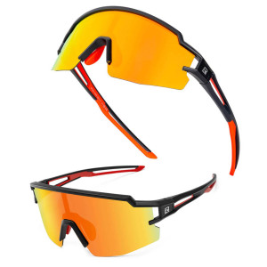 Juniorskie 6-10 lat sportowe okulary przeciwsłoneczne polaryzacyjne SP345-BLACK
