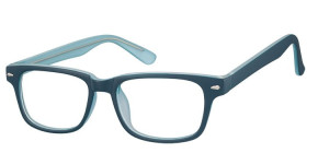 Okulary Zerówki klasyczne oprawki Sunoptic CP156C niebieskie