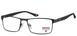 Okulary oprawki korekcyjne metalowe pełne MM611D czarne