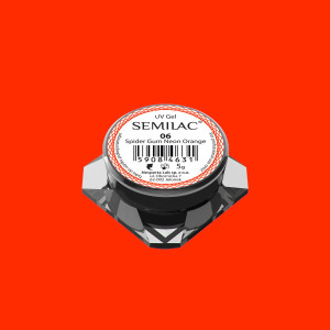 06 Semilac Spider Gum Neon Orange