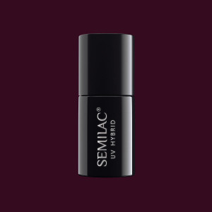 076 Lakier Hybrydowy Semilac Black Coffee 7ml