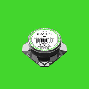 08 Semilac Spider Gum Neon Green