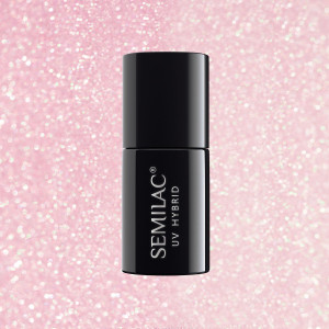 164 Lakier Hybrydowy Semilac Pink Crystals 7ml