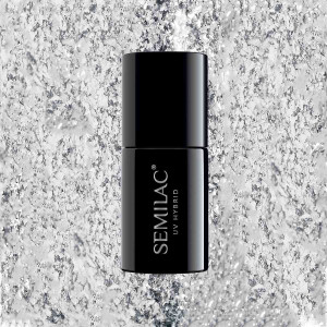 292 Lakier Hybrydowy Semilac Silver Shimmer 7ml