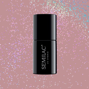 320 Lakier Hybrydowy Semilac Shimmer Dust Beige 7ml