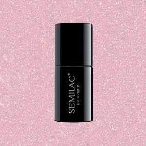 805 Semilac Extend 5w1 Glitter Dirty Nude Rose