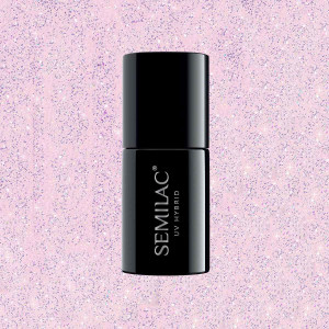 806 Semilac Extend 5w1 Glitter Delicate Pink