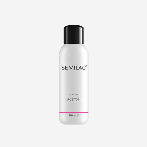 Zmywacz Do Lakieru Hybrydowego Semilac Acetone 500ml