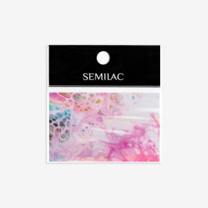 Folia Transferowa 08 Semilac Nail Transfer Foil Rainbow Marble