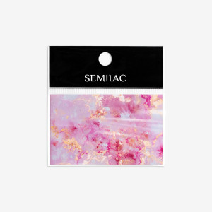 Folia Transferowa 12 Semilac Nail Transfer Foil Rose Gold Marble