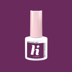 257 hi Hybrid Lakier Hybrydowy Wild Violet 5ml