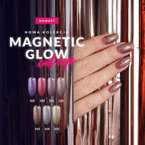 Kolekcja Semilac Magnetic Glow Cat Eye (329, 330, 331, 332, 333, 334, 335) - lakiery dostępne również osobno