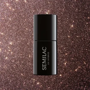 333 Lakier Hybrydowy Semilac Shine Brown 7ml