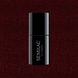 393 Lakier Hybrydowy Semilac Sparkling Black Cherry 7ml