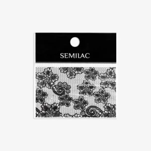 24 Semilac Folia Transferowa Black Lace
