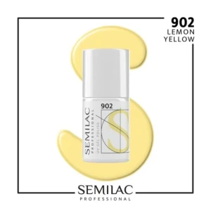902 Semilac Professional Lakier Hybrydowy Lemon Yellow 7ml