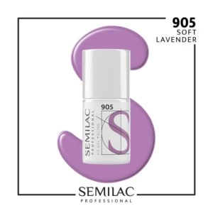 905 Semilac Professional Lakier Hybrydowy Soft Lavender 7ml