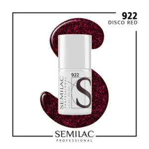 922 Semilac Professional Lakier Hybrydowy Disco Red 7ml