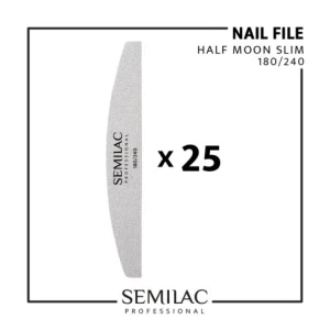Semilac Professional Pakiet Pilników 25 szt.. Łódka Slim 180/240