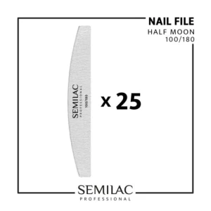 Semilac Professional Pakiet Pilników 25 szt. Łódka 100/180